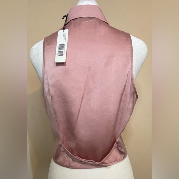 Fleur du Mal Bib Top with Ruffles Pink - Picture 5 of 8